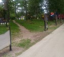 Зеркальная аллея появилась в парке Южно-Сахалинска