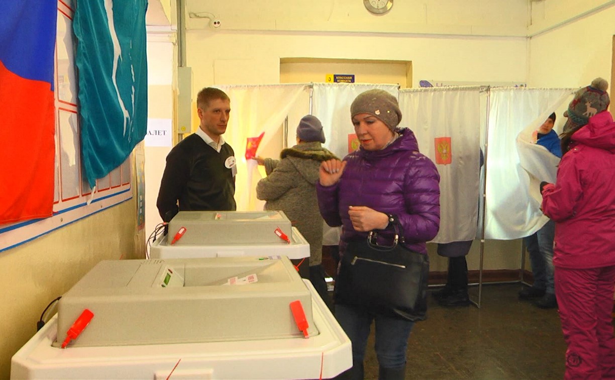 К 15 часам на Сахалине проголосовали 48,34 % граждан