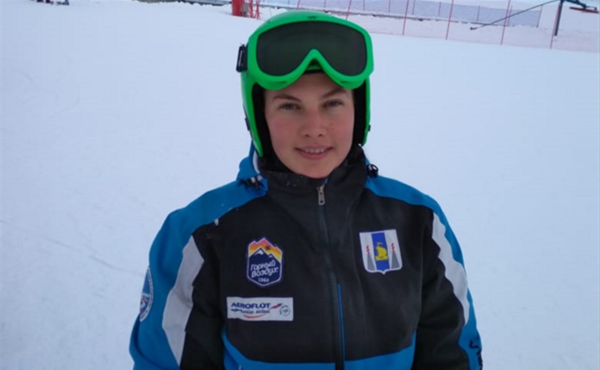 Серебро всероссийских соревнований по горным лыжам завоевала сахалинка