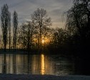 Уровень воды в нижнем течении сахалинской реки Тымь упал почти на три метра