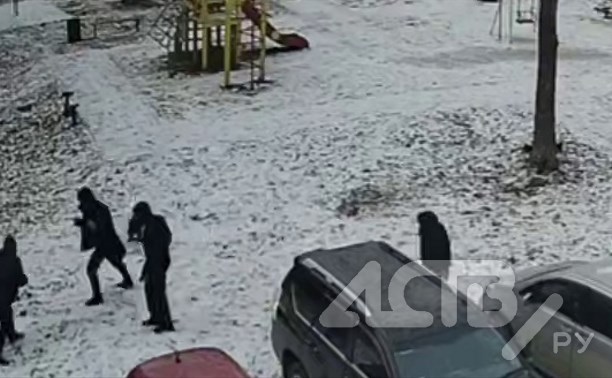 Нетрезвые сахалинцы прокатились на "Лексусе" по детской площадке и напали на очевидца — видео