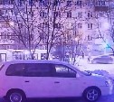Появилось видео момента ДТП с пешеходом на Пуркаева в Южно-Сахалинске
