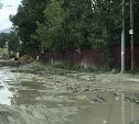 Благоустройство разрушенной улицы Деповской в Южно-Сахалинске могут перенести на 2020 год
