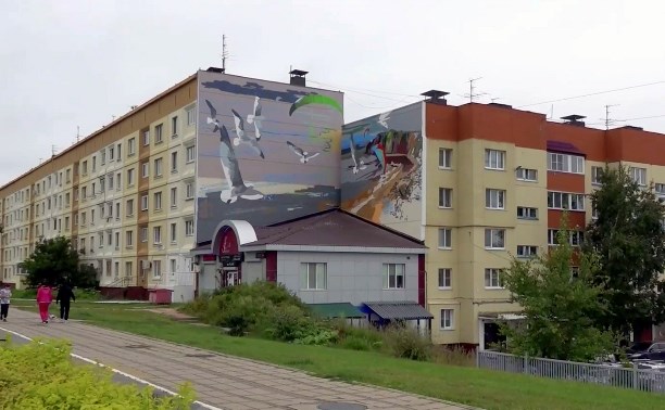 Художники из России, Сербии, Турции: здания в Южно-Сахалинске украсят ещё 50 муралов 