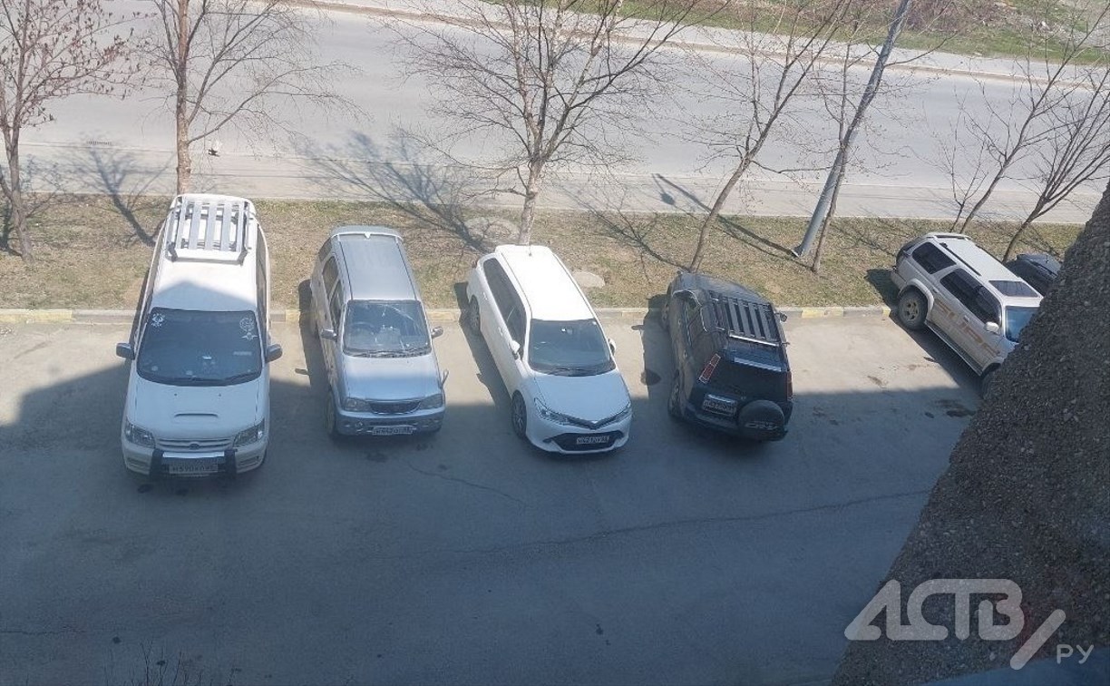 Любительница ездить "против шерсти" по встречке в Южно-Сахалинске оказалась мастером странных парковок