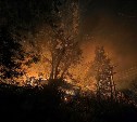 "Думали, что костёр": пожар бушевал ночью в Александровске-Сахалинском