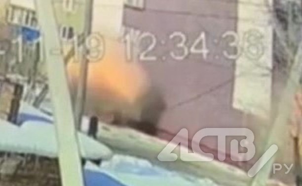 Появилось ещё одно видео момента взрыва в доме на Сахалине