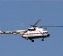 Семилетнего ребенка везет из Красногорска в Южно-Сахалинск вертолет МЧС