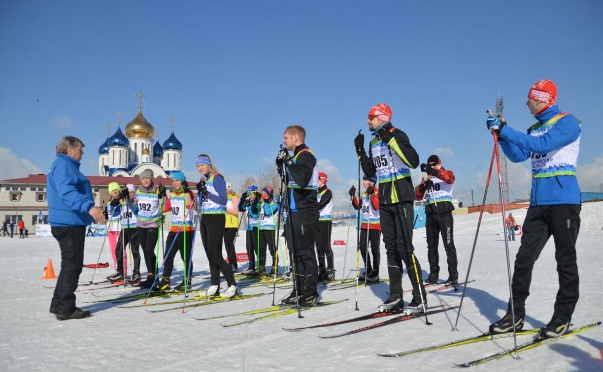 Нормативы ГТО по лыжным гонкам сдали сахалинцы