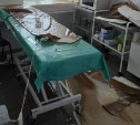 Порыв сетей в больнице после землетрясения в Северо-Курильске: фото 