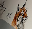 Краснокнижных животных и птиц нарисовали в подъезде дома в Новотроицком