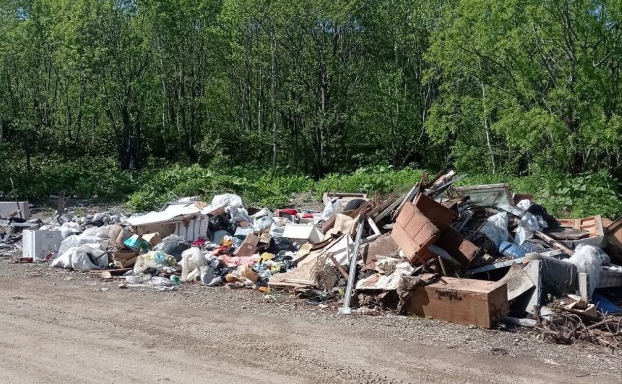 Повседневная мусорная реальность: сельчане и члены СНТ на юге Сахалина завалили дорогу отходами