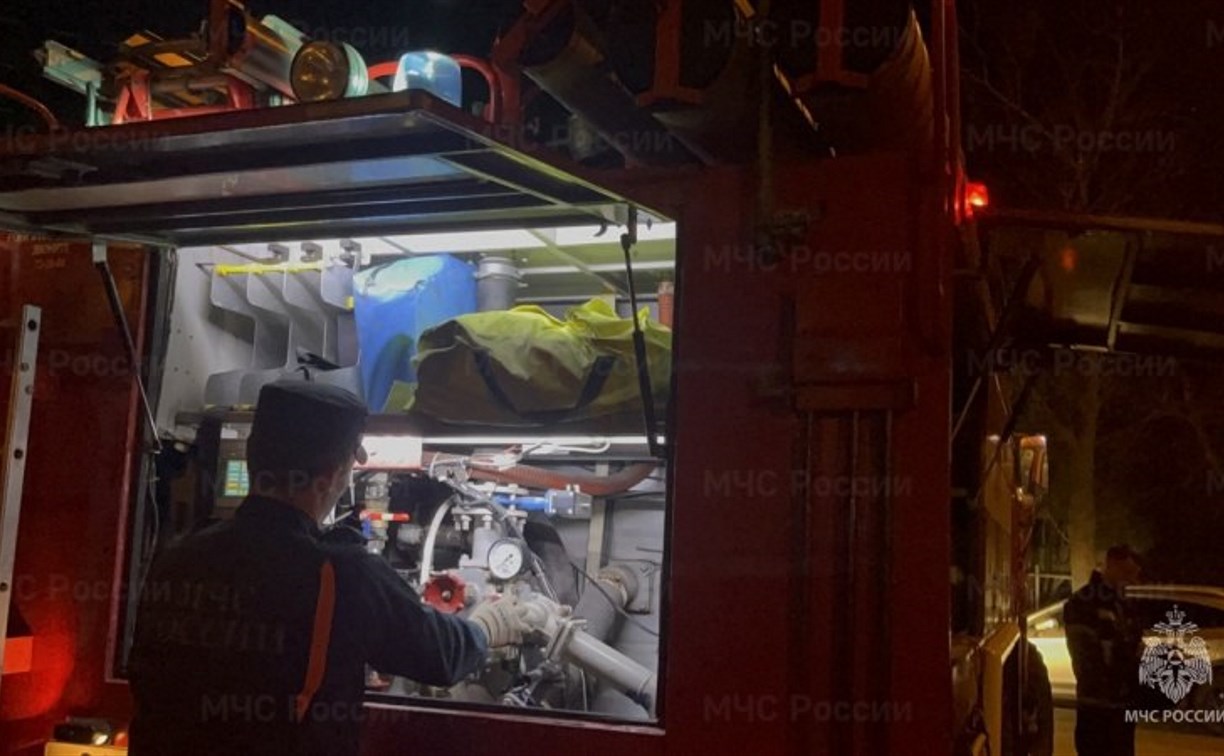 Пожар вспыхнул на полигоне в Троицком Пожар вспыхнул на полигоне в Троицком