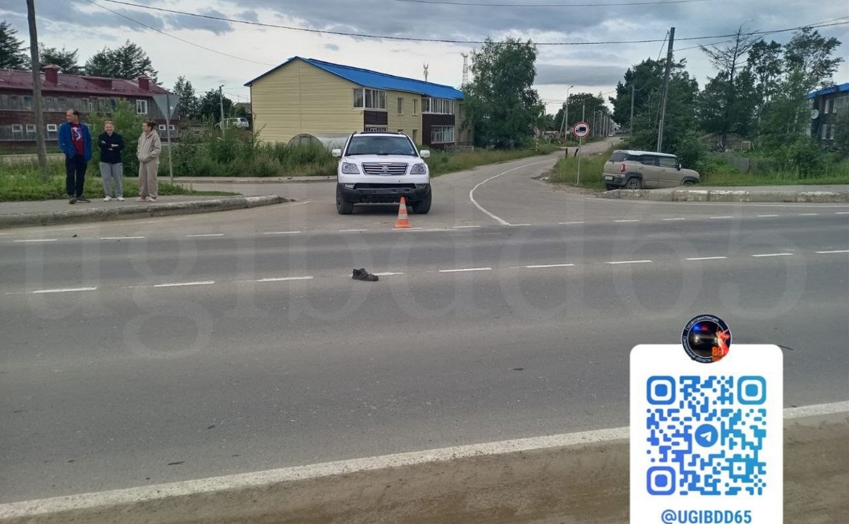 Стали известны подробности ДТП с мотоциклистом в Ногликах 