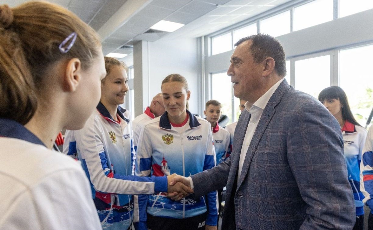 Валерий Лимаренко поддержал сахалинских спортсменов в преддверии Международных игр "Дети Азии"