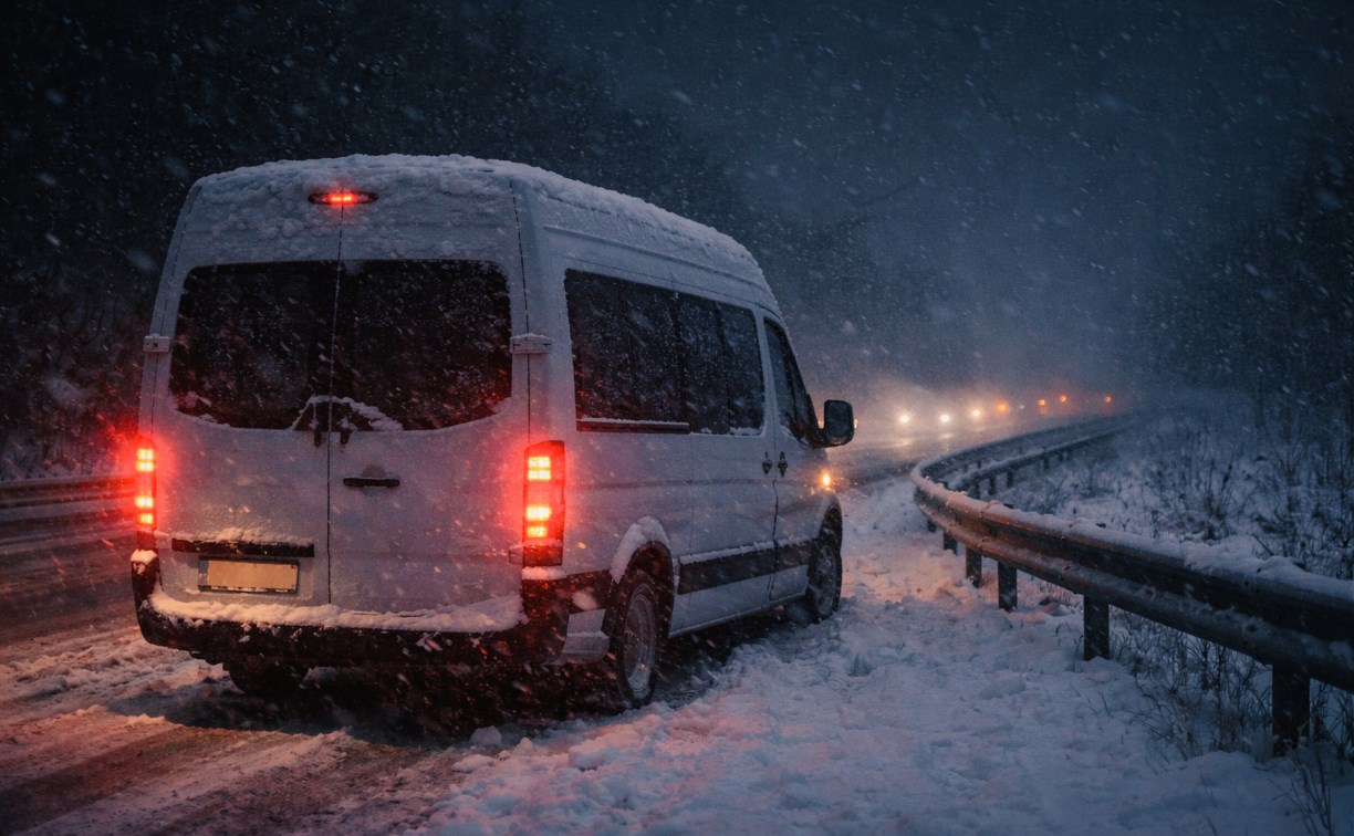 "Высадили посреди дороги": пассажиров автобуса Томари — Ильинское оставили у ж/д переезда