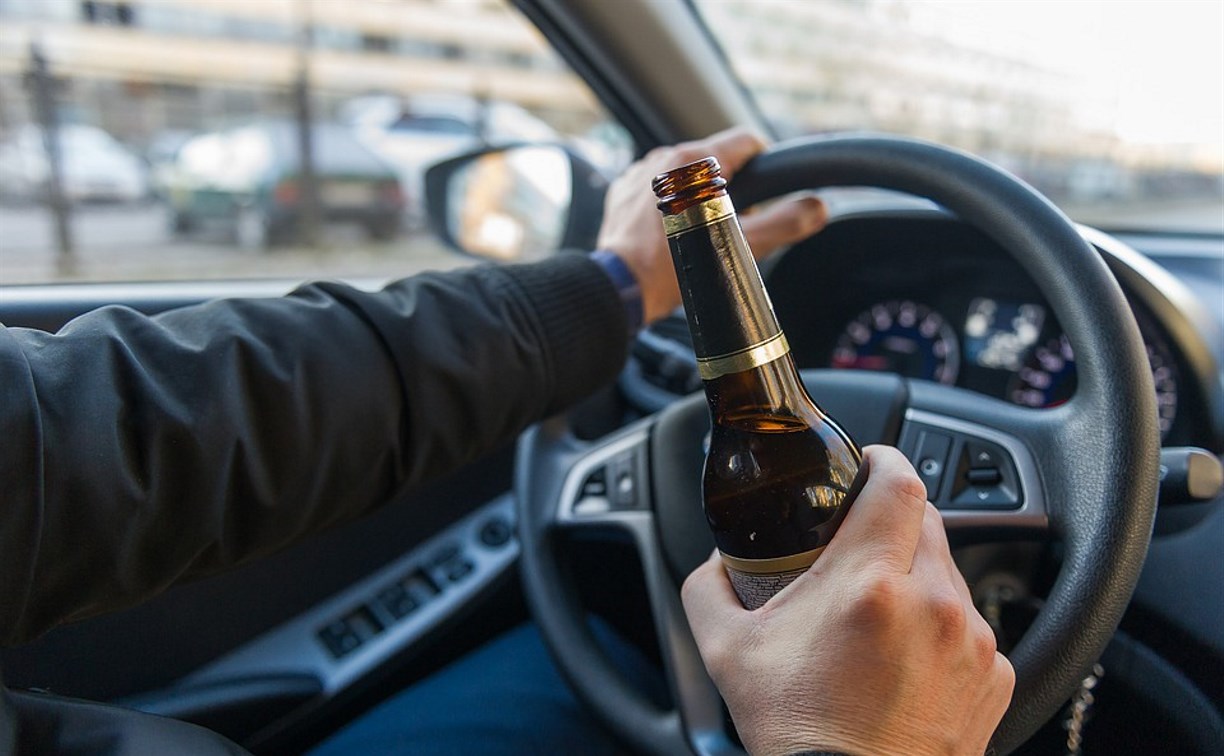 С начала 2019 года в Южно-Сахалинске произошло 18 аварий с участием пьяных водителей