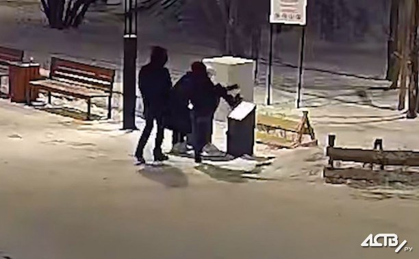 В Южно-Сахалинске вандалы разнесли стенды с изображением границ России в сквере Пограничников