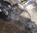При  ДТП в пригороде Южно-Сахалинска сгорел человек