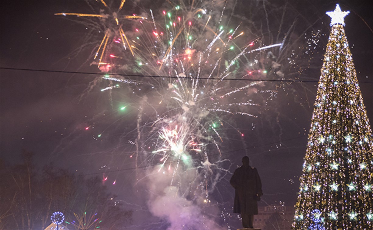 В час ночи сахалинцы праздновали Новый год вместе с главой региона