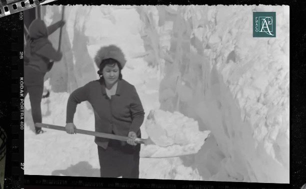 Чёрно-белый Сахалин: как островитяне убирали снег весной 1970 года