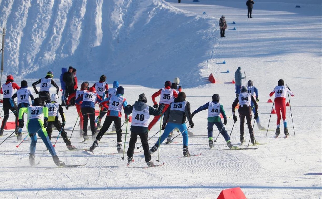 Соревнования, посвященные памяти погибших в Афганистане, провели среди лыжников на Сахалине