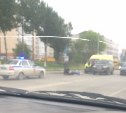 Подросток на мотоцикле врезался во внедорожник в Южно-Сахалинске