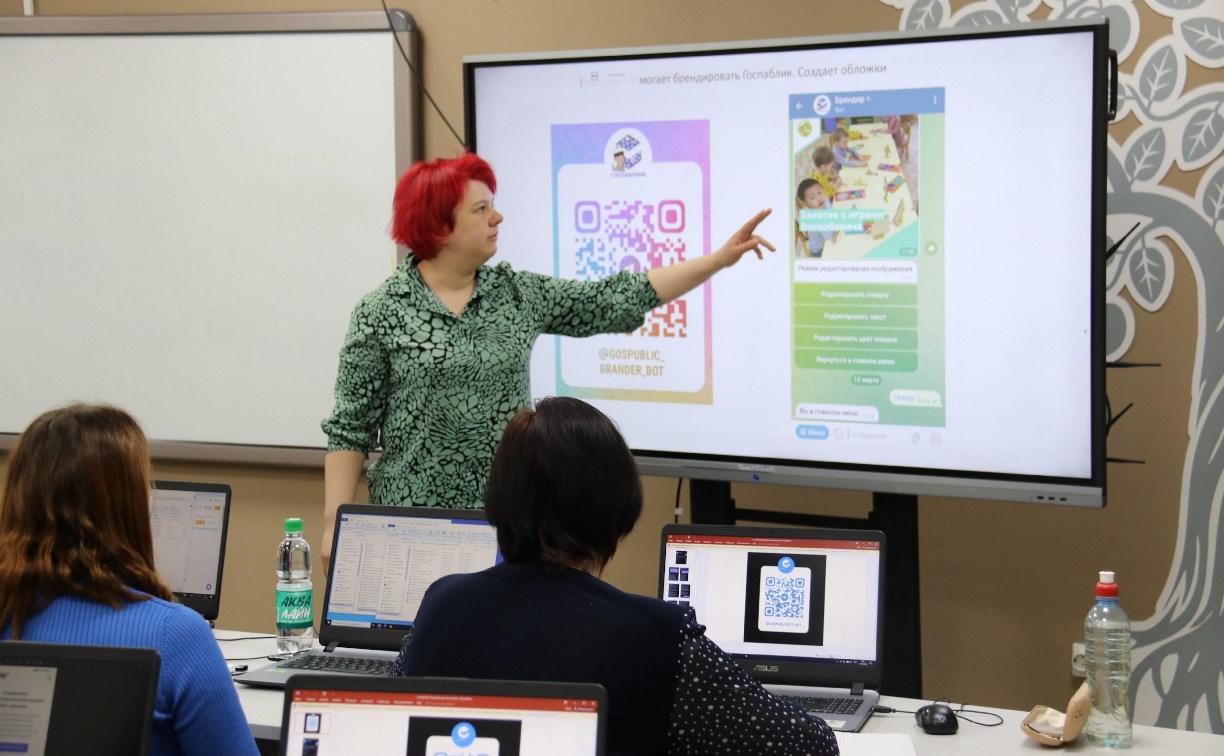 Сахалинские воспитатели учатся создавать мультфильмы