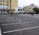 В Южно-Сахалинске при поддержке бизнеса благоустроили парковочное пространство