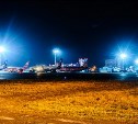 Огни взлетно-посадочной полосы протестировали в аэропорту Южно-Сахалинска