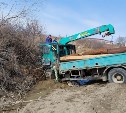 Водитель кран-балки пострадал в ДТП в Южно-Сахалинске