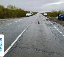Трое пострадавших: в Поронайском районе жёсткое ДТП попало в объектив видеорегистратора