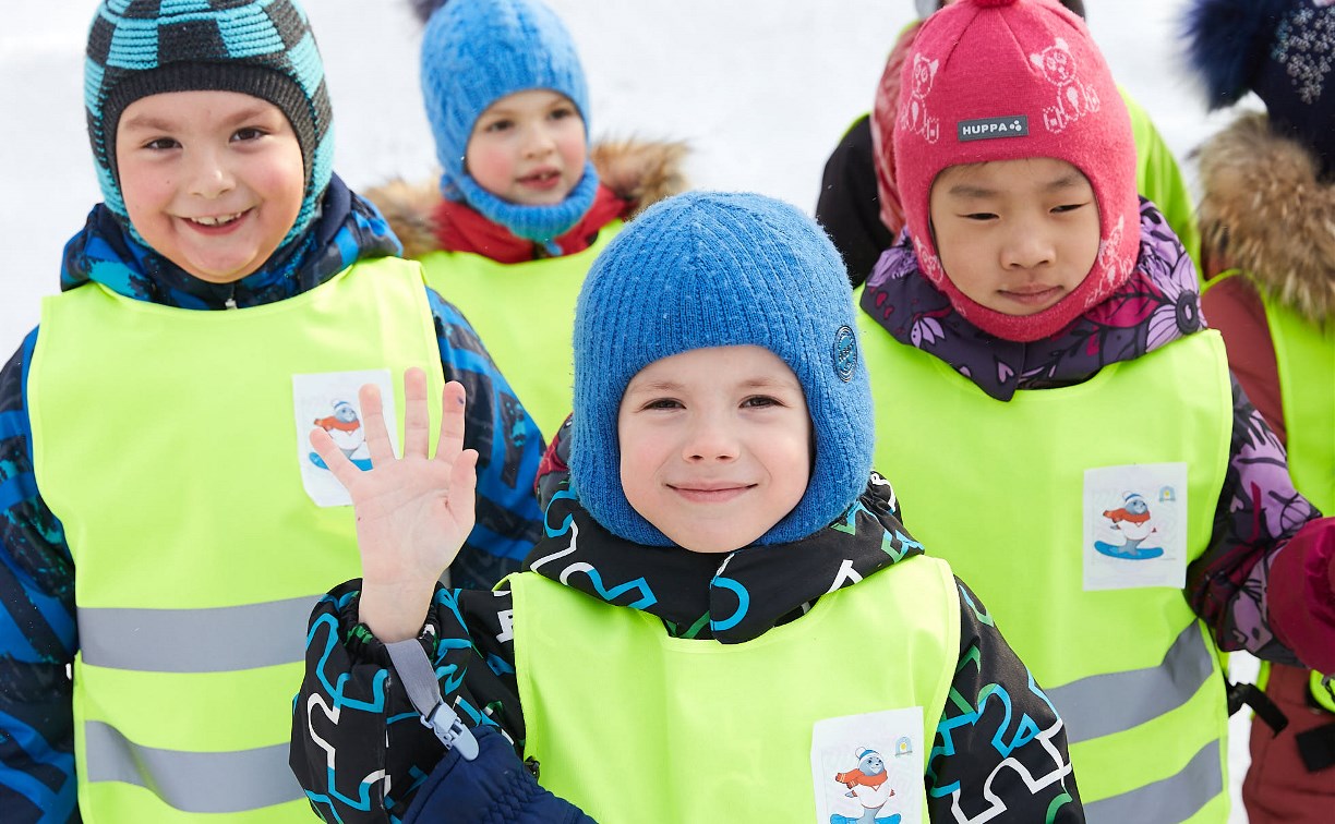 Южно-сахалинские дошкольники побывали на «Белой олимпиаде»