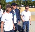 Валерий Лимаренко проверил благоустройство территории у скейт-парка "Цунами"