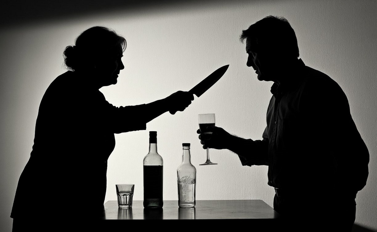 Пенсионерка из Тымовского попыталась убить сожителя, но ей помешал нежданный гость