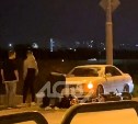 Появилось видео с места наезда "Кроуна" на мотоциклистку в Луговом