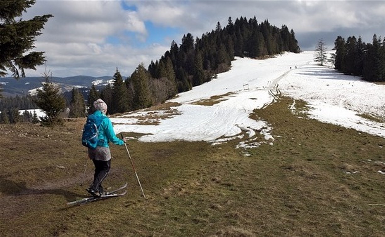 Сахалинских школьников в апреле на физ-ре заставили бегать на лыжах