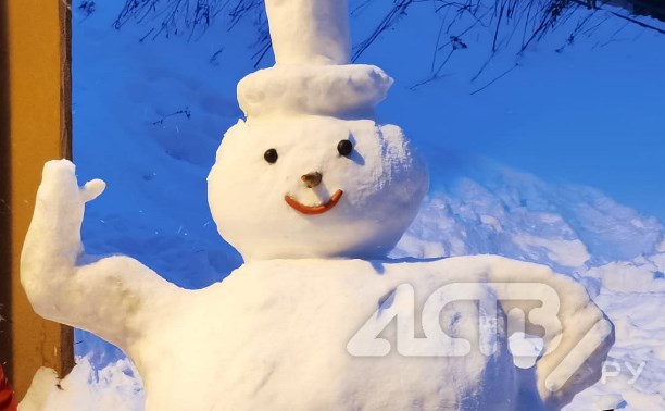 На Сахалине вандалы оторвали голову снеговику и носились с ней по двору