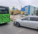 ГАИ Южно-Сахалинска ищет очевидцев столкновения автобуса и универсала