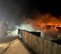 Дом сгорел дотла в Корсаковском районе - фото