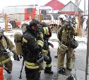 В кадетской школе Южно-Сахалинска потушили условный пожар