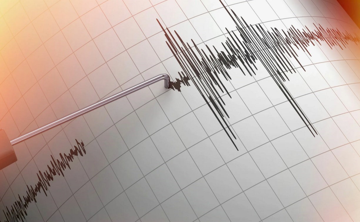 Землетрясение магнитудой 4,8 произошло ночью в 300 км от Северо-Курильска