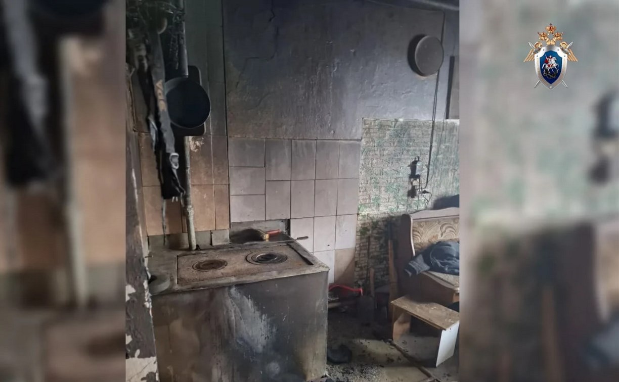 Следком опубликовал кадры сгоревшей квартиры в Соколе, где погибли люди