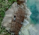 "Это невероятно!": популярный в Instagram* блогер восхитился вулканической рекой на Итурупе