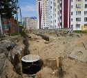 Капремонт улицы Фабричной в Южно-Сахалинске немного отстает от графика