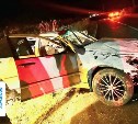 Слава богу, никого не задел: пьяный водитель без прав улетел с дороги в холмском селе