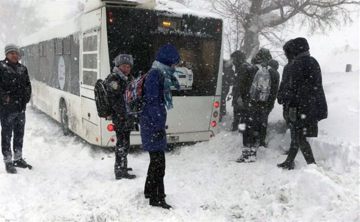 Автобусы в пятницу уже не выйдут на маршруты Южно-Сахалинска