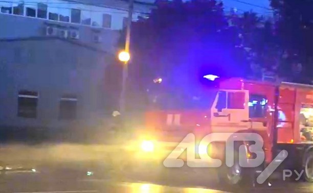 Сообщение о горящем автобусе поступило в оперативные службы Южно-Сахалинска