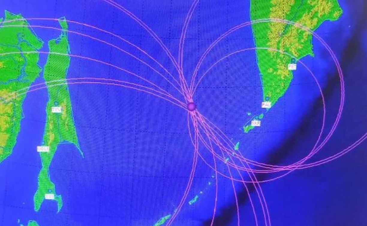 Землетрясение магнитудой 5,2 произошло в Охотском море у острова Онекотан
