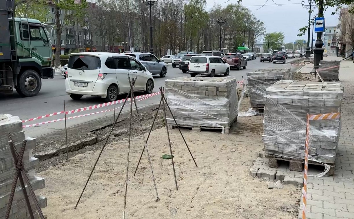 "Проблем не будет": финальный участок пр. Победы в Южно-Сахалинске отремонтируют к сентябрю